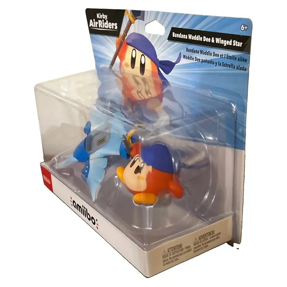 Nintendo Kirby Air Riders amiibo Bandana Waddle Dee & Winged Star New & Sealed
